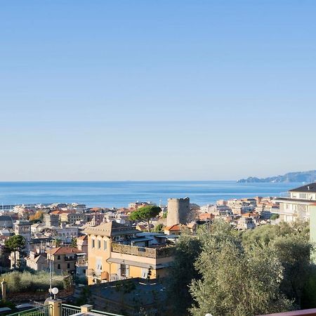 شقة 093 - Casa Panorama, Vista Mare E Vista Portofino, 500 Metri Centro Di Chiavari, Posto Auto Gratis Incluso المظهر الخارجي الصورة