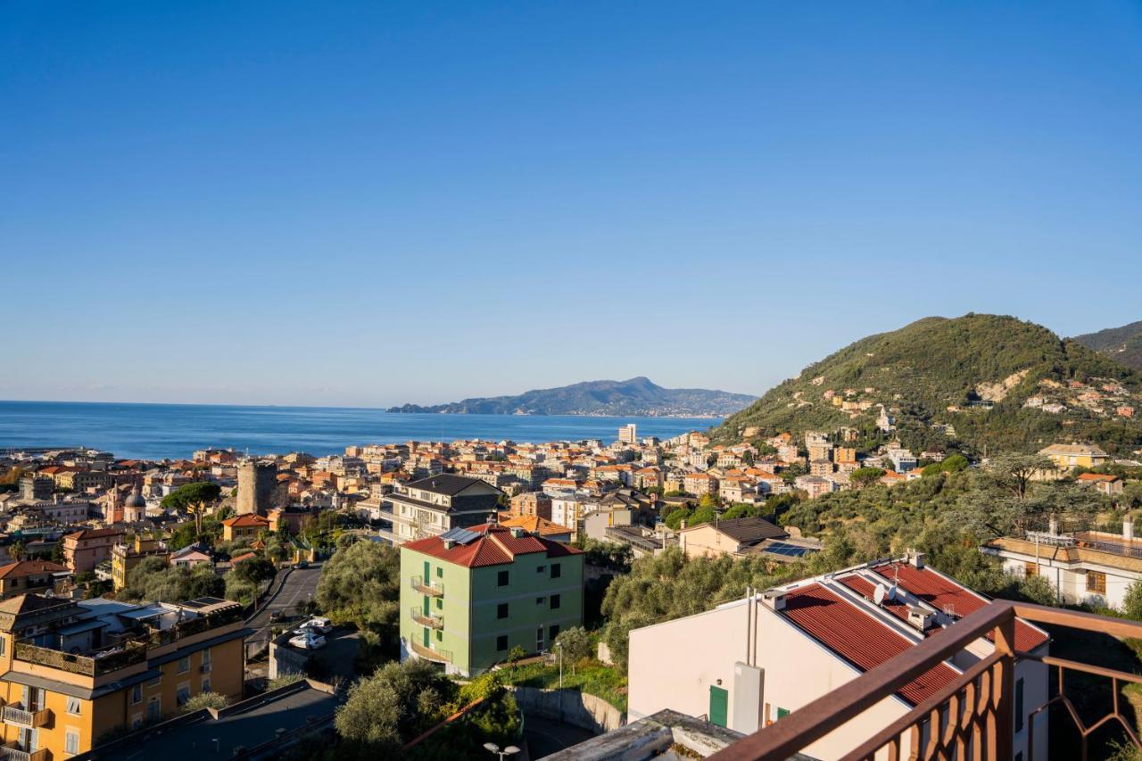 شقة 093 - Casa Panorama, Vista Mare E Vista Portofino, 500 Metri Centro Di Chiavari, Posto Auto Gratis Incluso المظهر الخارجي الصورة