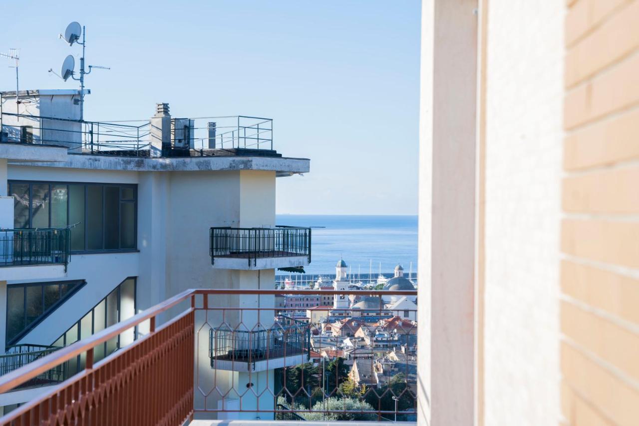 شقة 093 - Casa Panorama, Vista Mare E Vista Portofino, 500 Metri Centro Di Chiavari, Posto Auto Gratis Incluso المظهر الخارجي الصورة