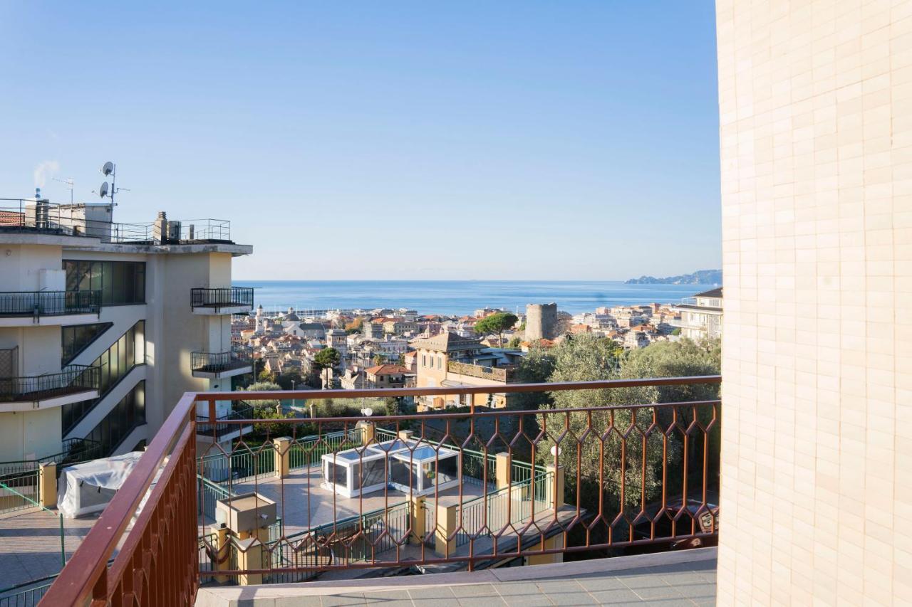 شقة 093 - Casa Panorama, Vista Mare E Vista Portofino, 500 Metri Centro Di Chiavari, Posto Auto Gratis Incluso المظهر الخارجي الصورة