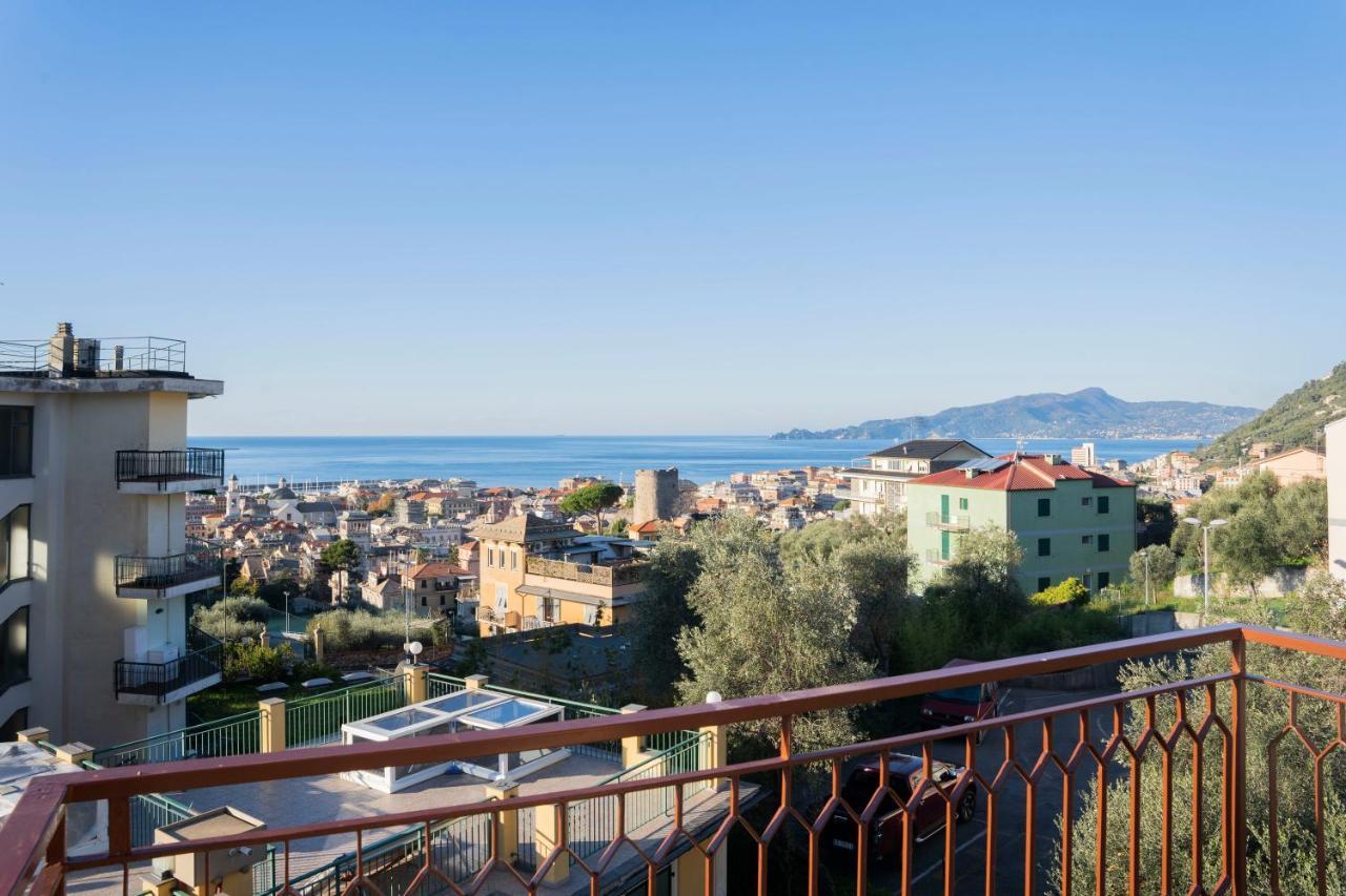 شقة 093 - Casa Panorama, Vista Mare E Vista Portofino, 500 Metri Centro Di Chiavari, Posto Auto Gratis Incluso المظهر الخارجي الصورة