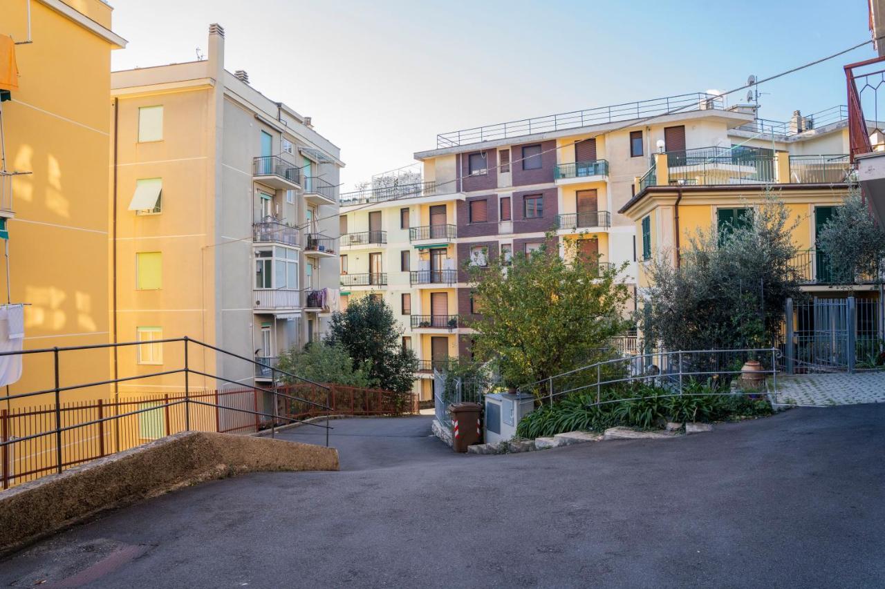 شقة 093 - Casa Panorama, Vista Mare E Vista Portofino, 500 Metri Centro Di Chiavari, Posto Auto Gratis Incluso المظهر الخارجي الصورة